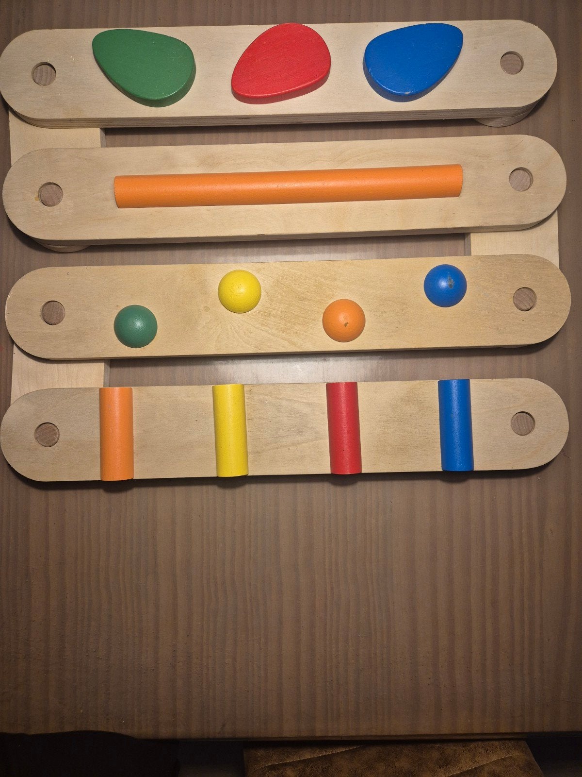 Houten evenwichtsbalk, Ophalen, Gebruikt