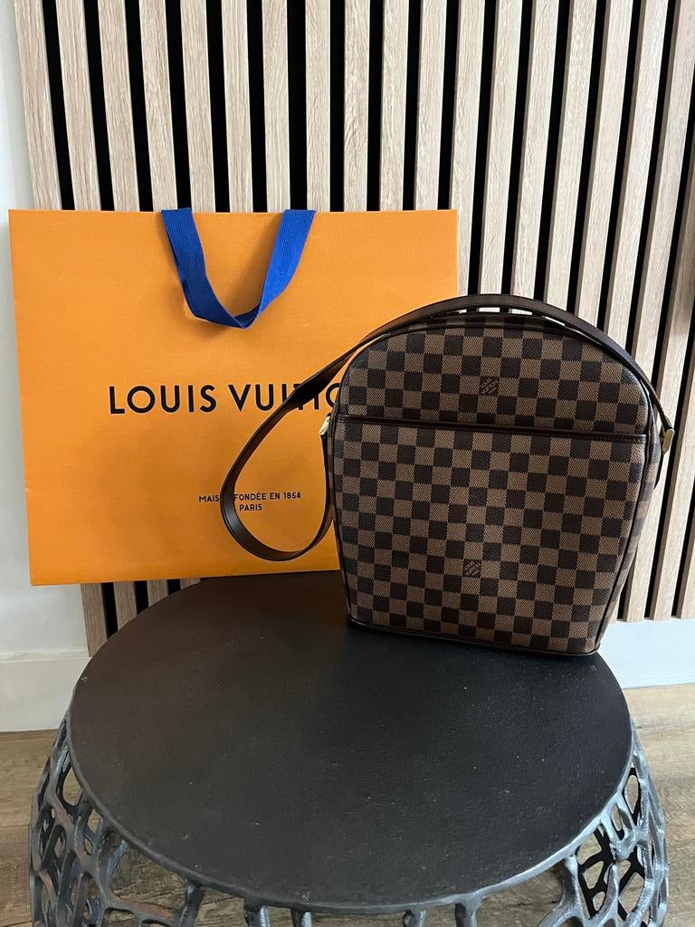 Louis Vuitton Messenger tas Damier Ebene - Nieuwstaat, Ophalen of Verzenden, Zo goed als nieuw, Bruin, Schoudertasje