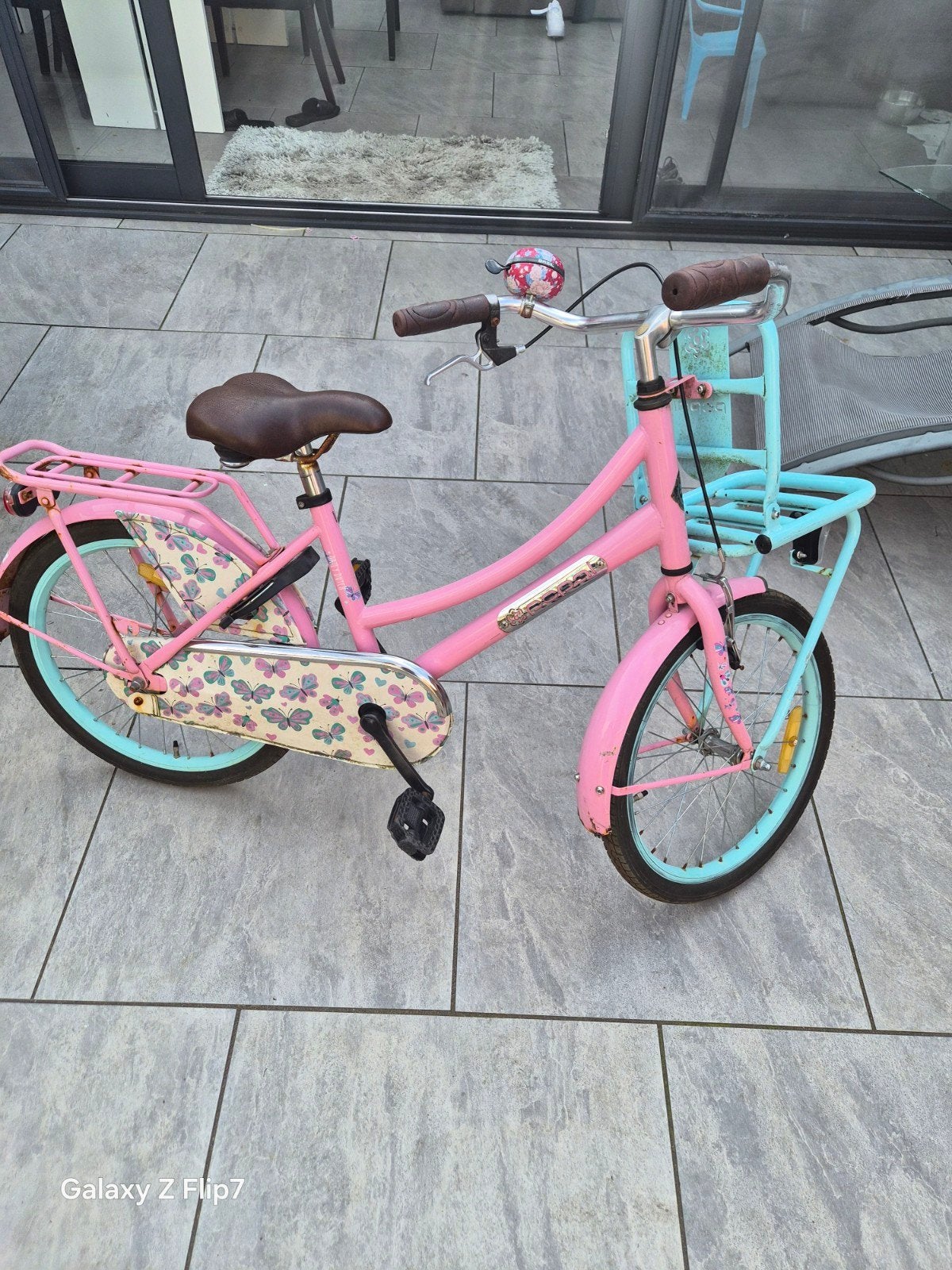 Tekoop meisjesfiets maat 20 inch, Fietsen en Brommers, Ophalen, Gebruikt, 20 inch, Popal