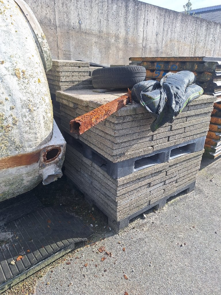 betontegels, Ophalen, Gebruikt