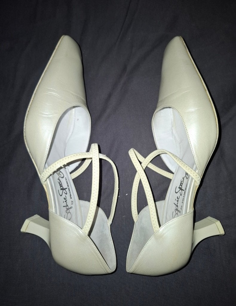 Trouwschoenen maat 38, Sophie Sposa, Kleding | Dames, Sophie Sposa, Beige, Schoenen, Ophalen of Verzenden
