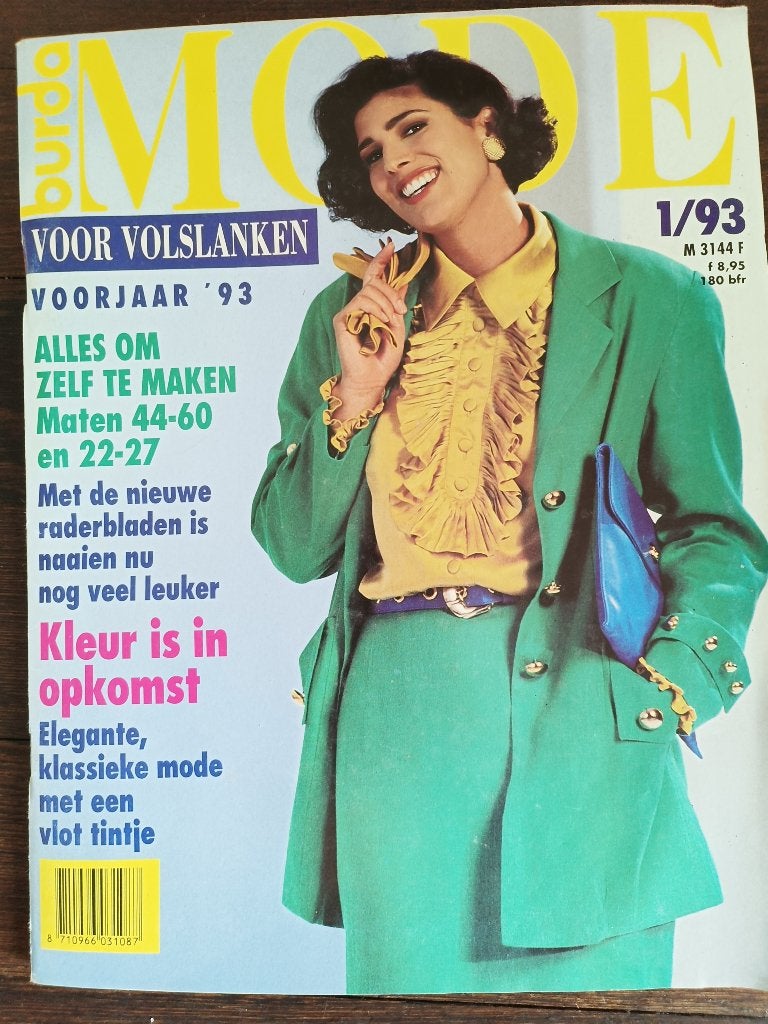 Burda 1/93 voor volslanken - patronen voorjaar 1993, Hobby en Vrije tijd, Kledingpatronen, Overige typen, Vrouw, Zo goed als nieuw