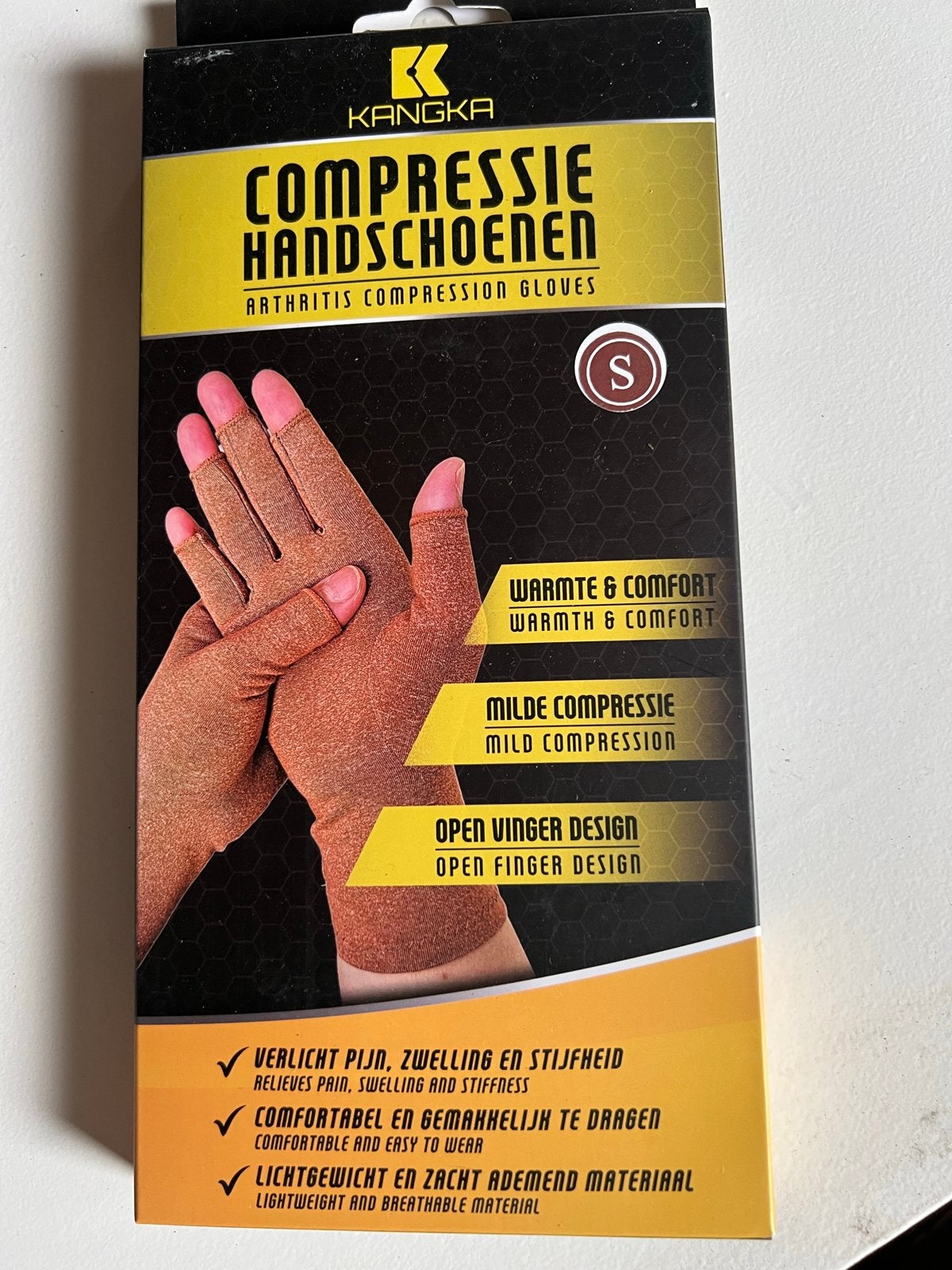 Kangka Compressie Handschoenen Maat S - Nieuw, Ophalen of Verzenden, Nieuw, Overige typen
