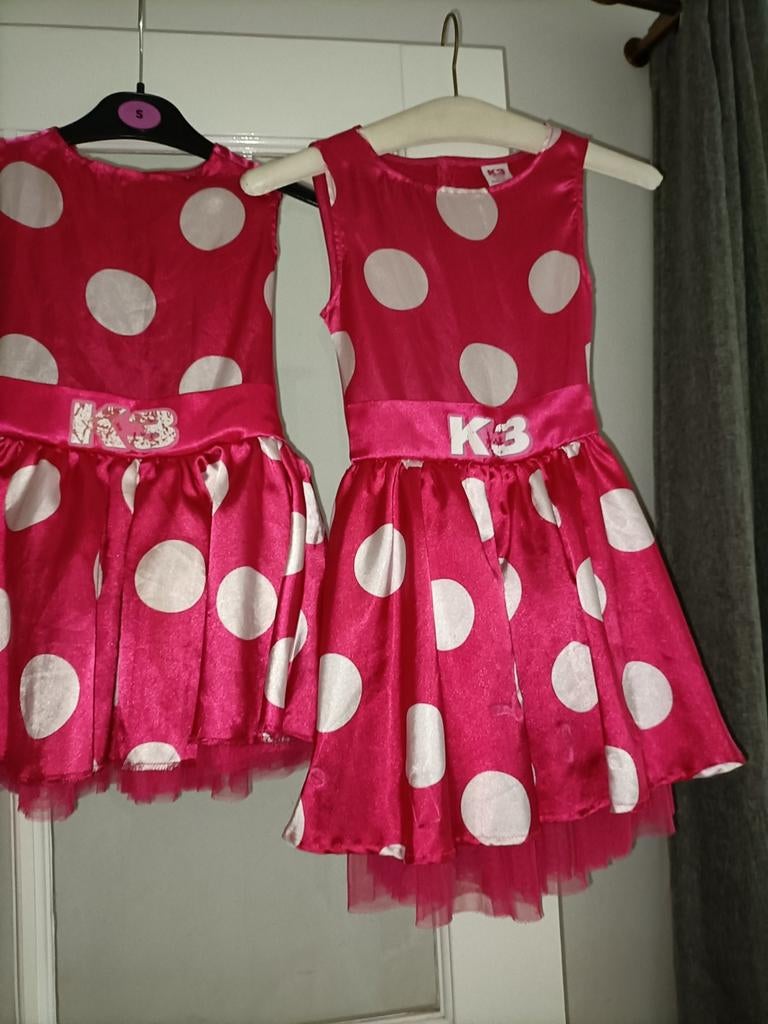 3 x K3 jurk verkleedjurk (zie omschrijving) taille maat 116, Kleding | Dames, Carnavalskleding en Feestkleding, Ophalen of Verzenden