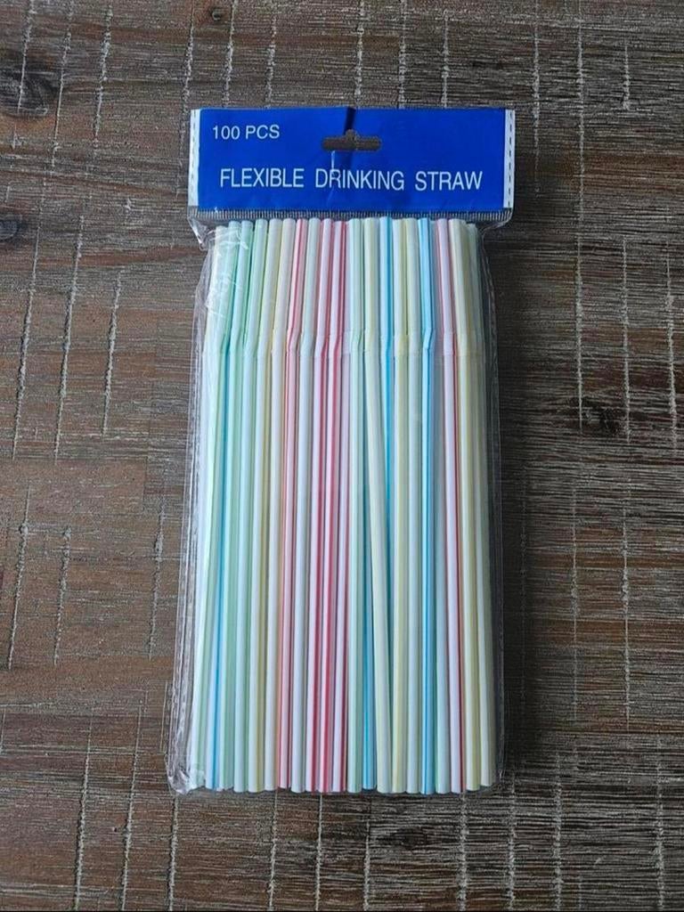 Plastic Rietjes, Hobby en Vrije tijd, Feestartikelen, Ophalen of Verzenden, Nieuw, Feestartikel, Verjaardag