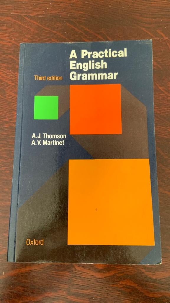 A practical english grammer - A.J. Thomsen-A.V. Martinet, Ophalen of Verzenden, Alpha, HBO
