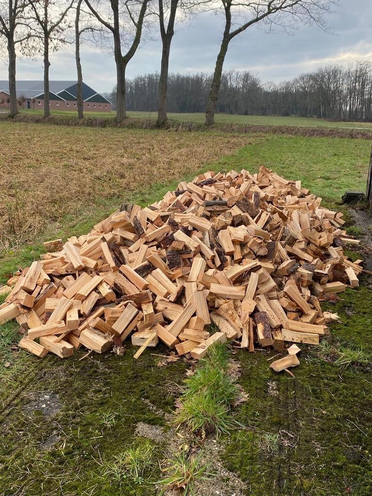 Geklooft dennen/vuren brandhout, 3 tot 6 m³, Ophalen of Verzenden, Blokken
