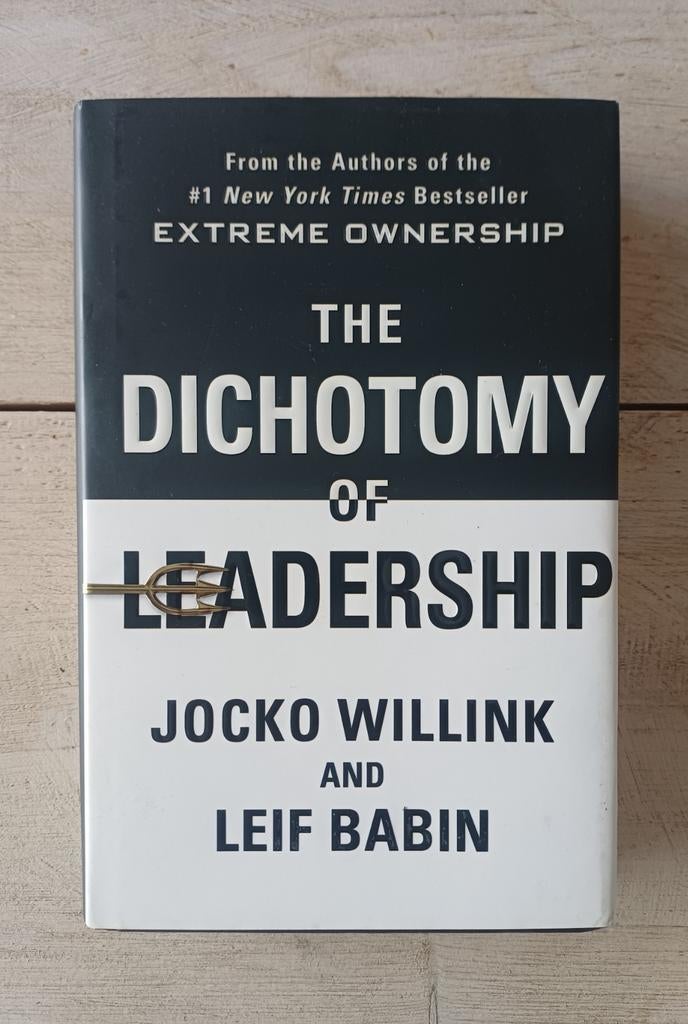 Jocko Willink - The dichotomy of leadership **zeldzaam**, Boeken, Ophalen of Verzenden, Zo goed als nieuw, Jock Willink; Leif Babin