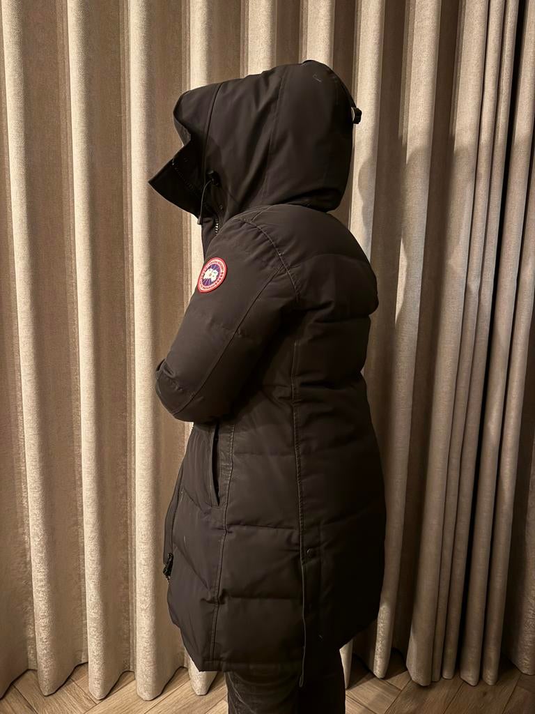 Canda goode shellburne parka dames zwart, Ophalen of Verzenden, Zo goed als nieuw, Maat 38/40 (M), Zwart