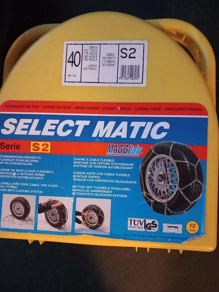 Sneeuwkettingen Select Matic S2, Auto diversen, Sneeuwkettingen, Ophalen, Nieuw