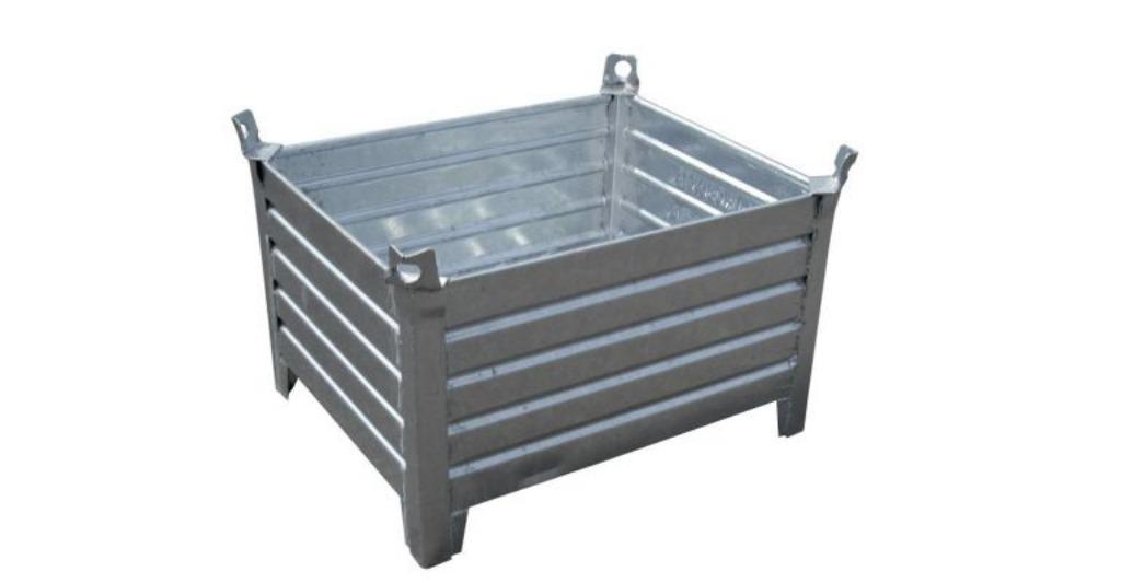 Stapelbak verzinkt 100 x 80, Doe-het-zelf en Verbouw, Steigers, Nieuw, Overige typen, Minder dan 2 meter, Ophalen