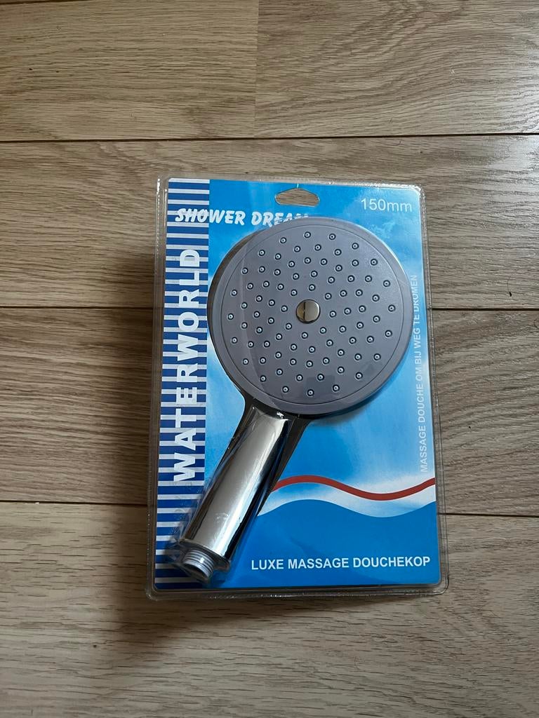 Luxe Massage Douchekop - Nieuw in Verpakking, Ophalen of Verzenden, Nieuw, Grijs, Overige typen