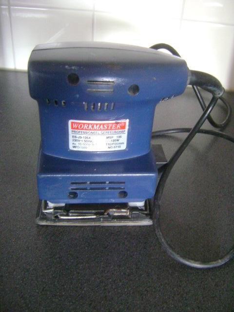 workmaster schuurmachine, Ophalen of Verzenden, Gebruikt, Minder dan 600 watt, Vlakschuurmachine