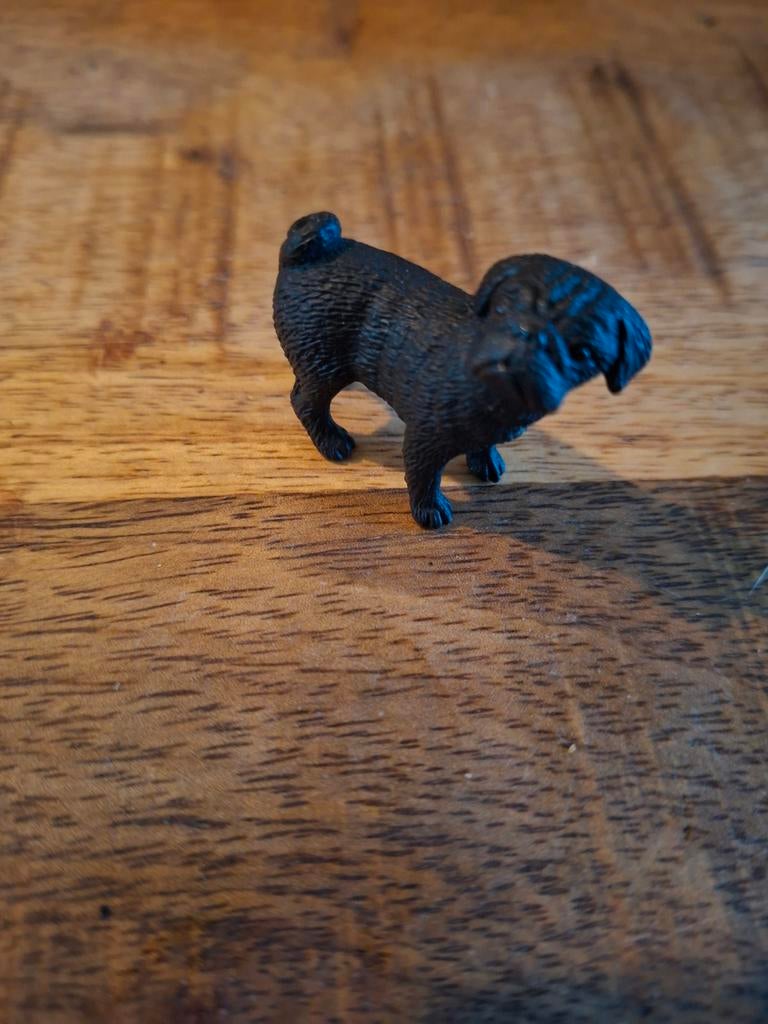 Schleich mops hond, Ophalen of Verzenden, Zo goed als nieuw, Hond of Kat, Beeldje of Figuurtje