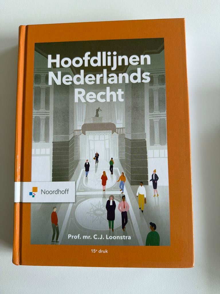 Hoofdlijnen Nederlands Recht - Loonstra, Ophalen of Verzenden, Alpha, Nieuw, HBO