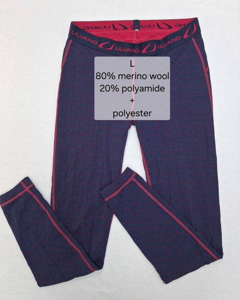Merino Woll 'Ulvang' (Thermo) Leggings voor Dames (L), Ophalen of Verzenden, Zo goed als nieuw, Zwart, Fitness of Aerobics