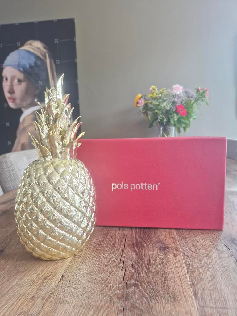 Pols Potten De gouden Ananas, Huis en Inrichting, Ophalen of Verzenden, Zo goed als nieuw