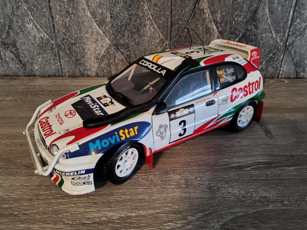 Toyota Corolla WRC Rally., Hobby en Vrije tijd, Modelauto's | 1:18, Ophalen of Verzenden, Autoart
