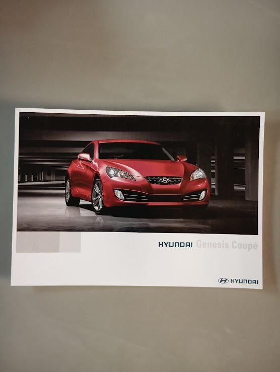 Hyundai Genesis Coupe 2010 12 pag., Verzenden, Zo goed als nieuw, Overige merken
