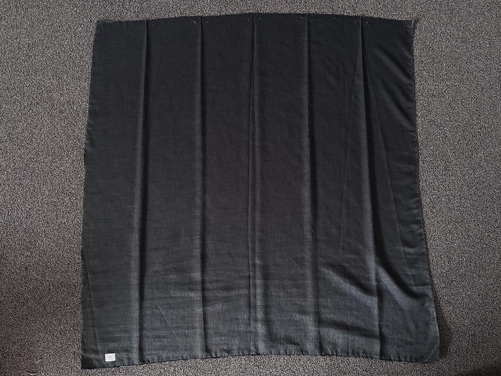 Lap stof Artelux Noa 115x110 cm gordijnstof inbetween zwart, Zwart, Ophalen of Verzenden, Zo goed als nieuw, 30 tot 120 cm