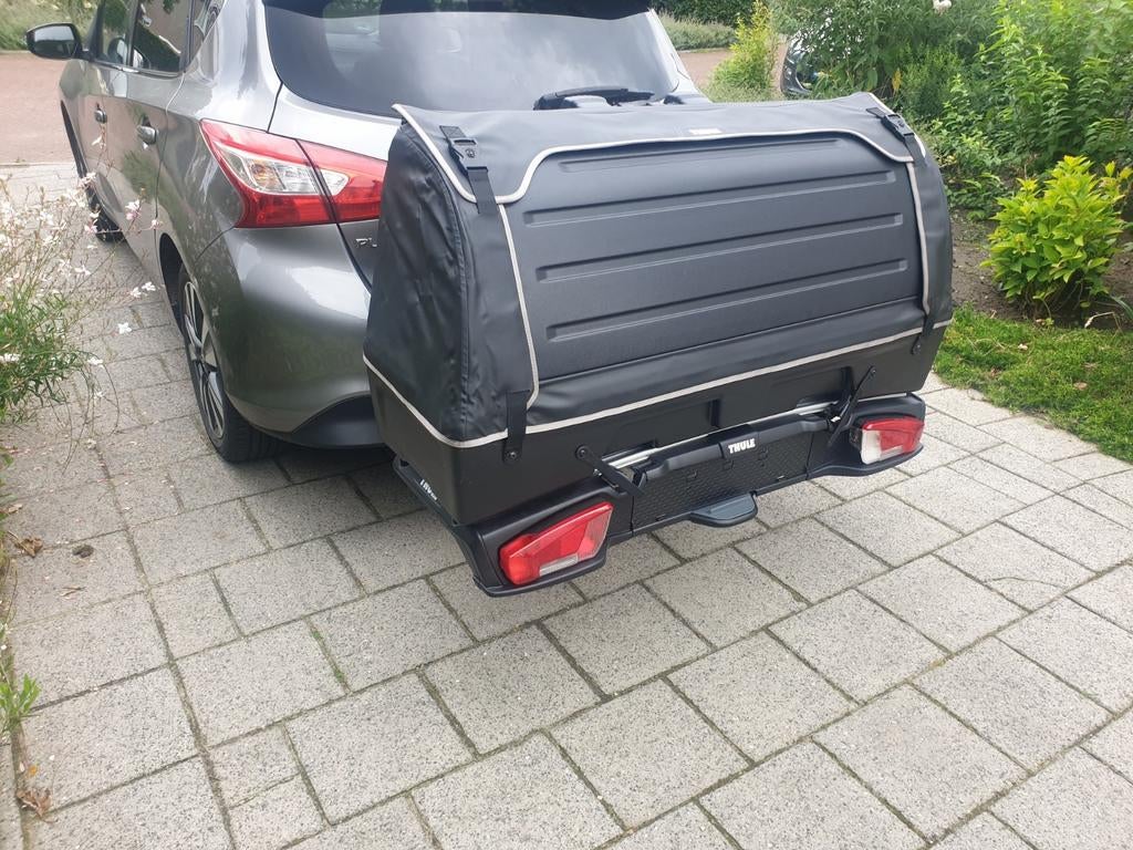 Thule Backspace trekhaakbox,  perfect voor electrische auto, Auto diversen, Ophalen, Zo goed als nieuw