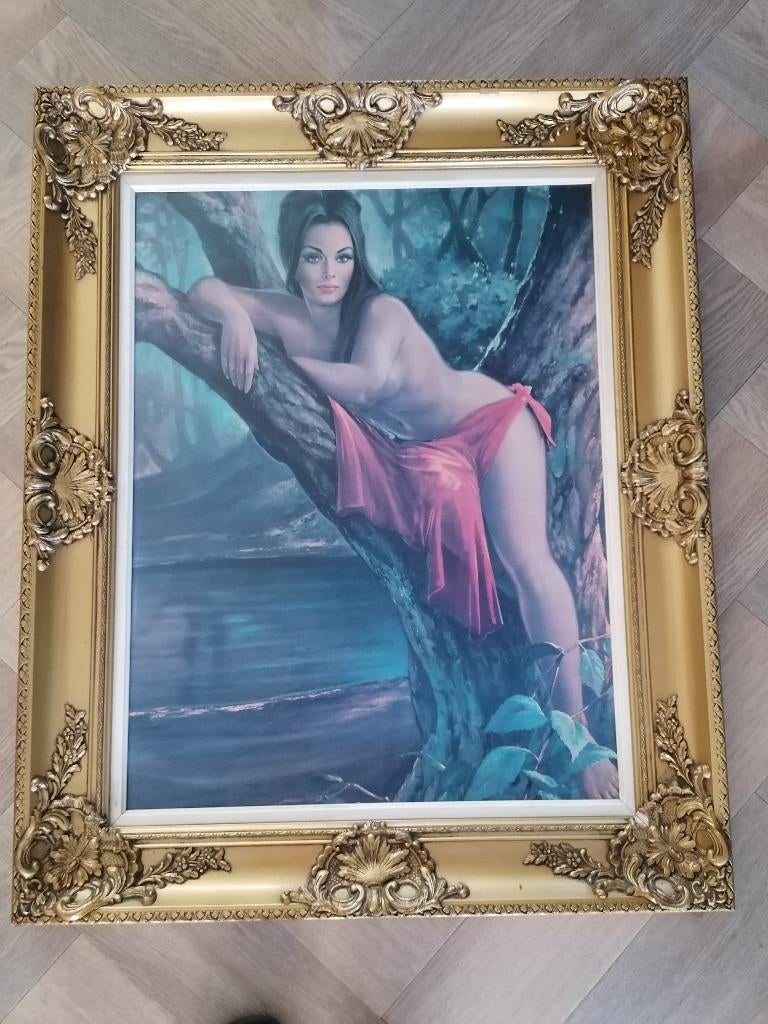 Reproductie Lynch- Woodland Goddes, Ophalen of Verzenden