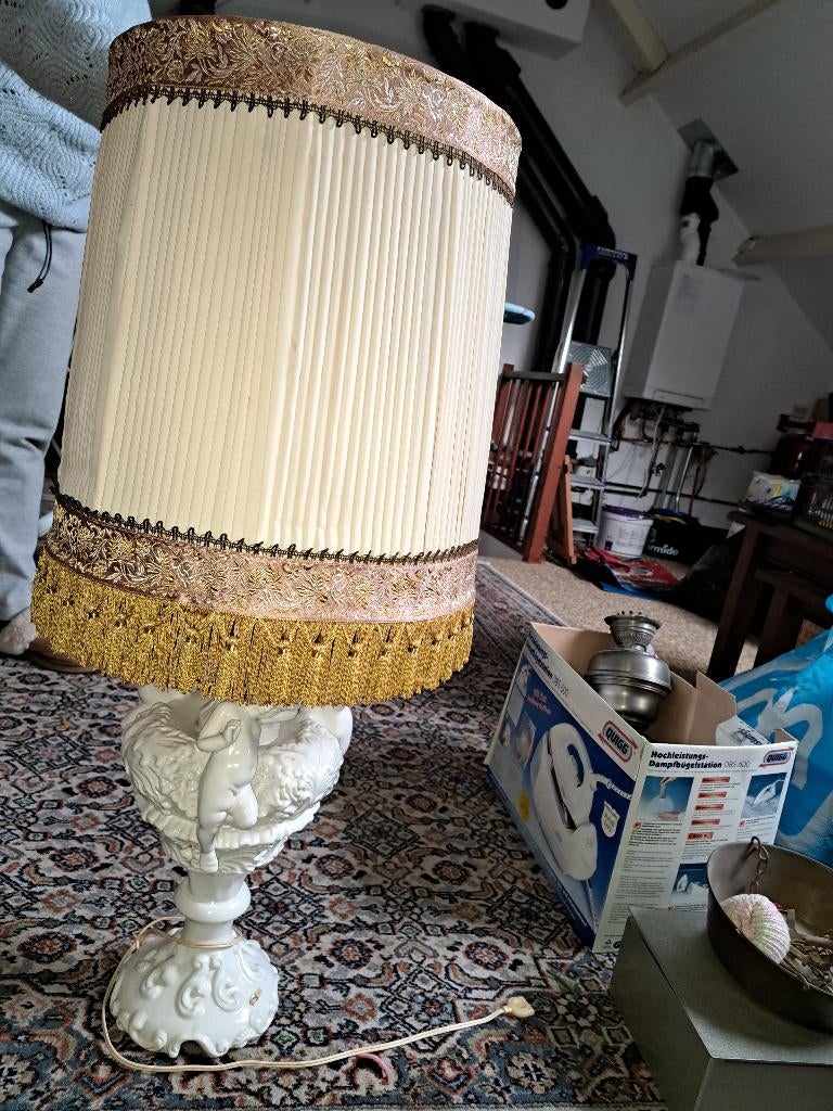 Lamp vintage, Huis en Inrichting, Lampen | Vloerlampen, Gebruikt, Vintage, Ophalen of Verzenden, Minder dan 100 cm