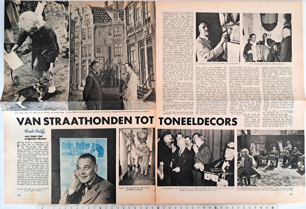 Amsterdam 1953; art.2 blz. van straathonden tot toneeldecors, Verzenden, 1940 tot 1960, Gebruikt, Overige onderwerpen
