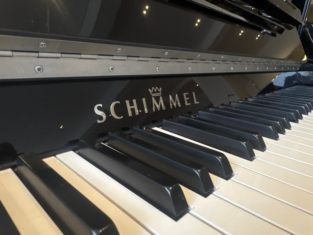 Schimmel C-120 met Silent Systeem, Muziek en Instrumenten, Ophalen, Zwart, Zo goed als nieuw, Piano