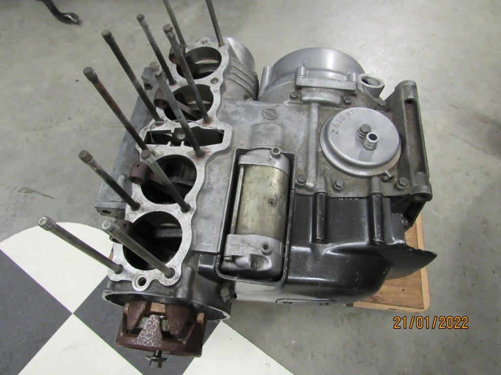 Onderblok Z650 - Z 650 Classic '77> startmotor carter krukas, Gebruikt, Kawasaki, Ophalen of Verzenden