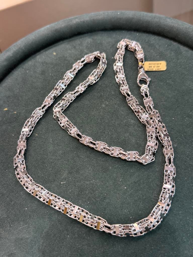 18KT Wit Goud - 42.3 Gram - Ketting - MAGNUM - Herenketting, Ophalen, Nieuw, Goud, Goud