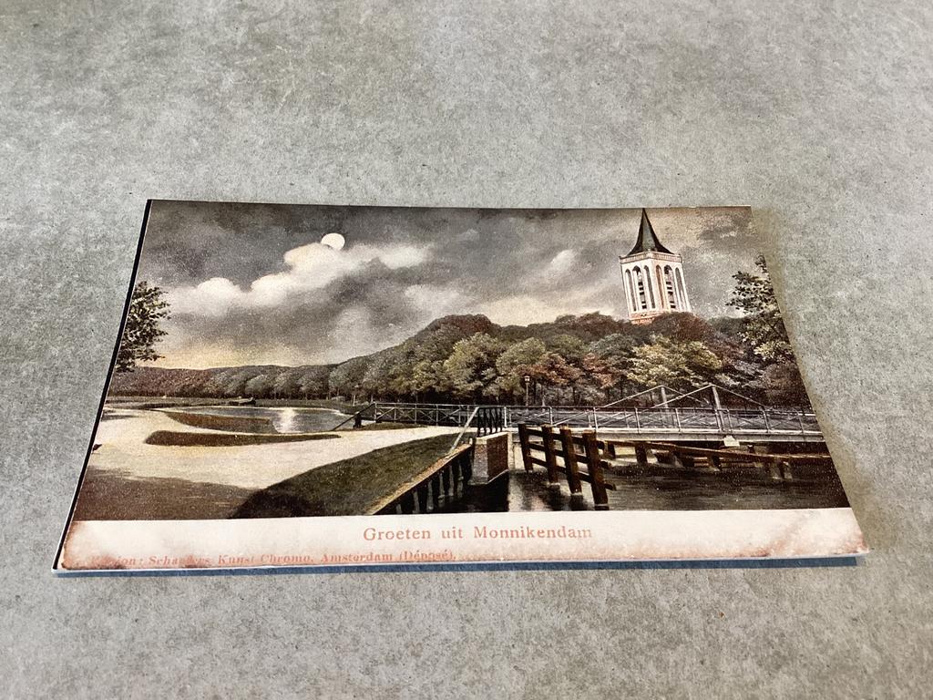 Monnickendam.      Panorama, Verzamelen, Ansichtkaarten | Nederland, Ophalen of Verzenden