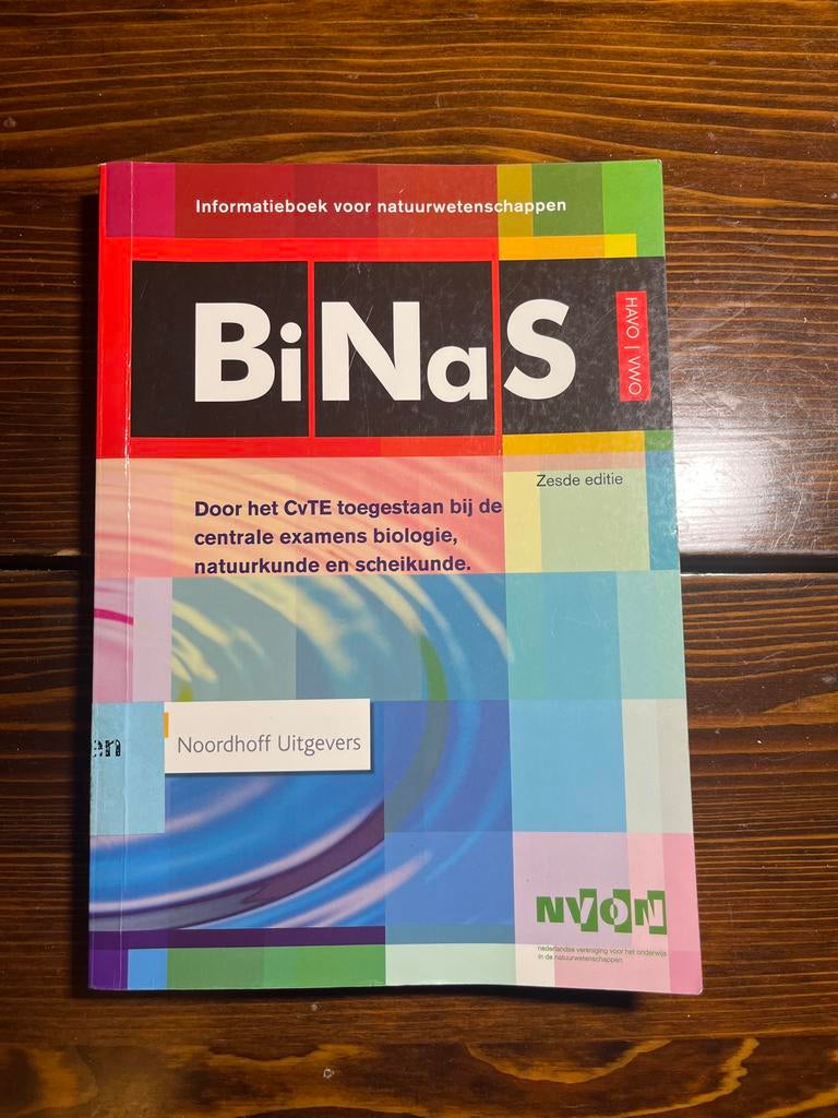 BiNaS  - Zesde Editie, Boeken, Schoolboeken, Zo goed als nieuw, Natuurkunde, HAVO, Ophalen of Verzenden