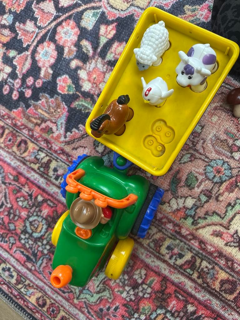 Vtech tractor met dieren en geluid, Ophalen of Verzenden, Gebruikt, Jongen of Meisje