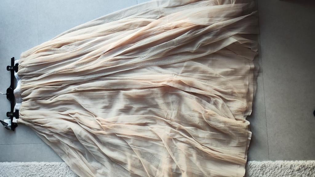 Beige Needle & Thread Tule Rok - Maat 36 brand new, Kleding | Dames, Rokken, Gedragen, Maat 36 (S), Beige, Onder de knie, Ophalen of Verzenden