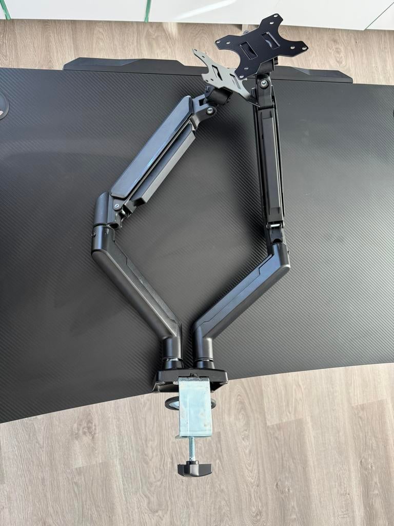 Verstelbare monitorarmen voor 2 schermen, Ophalen, Overige typen, 60 Hz of minder, Ultra HD (4K)