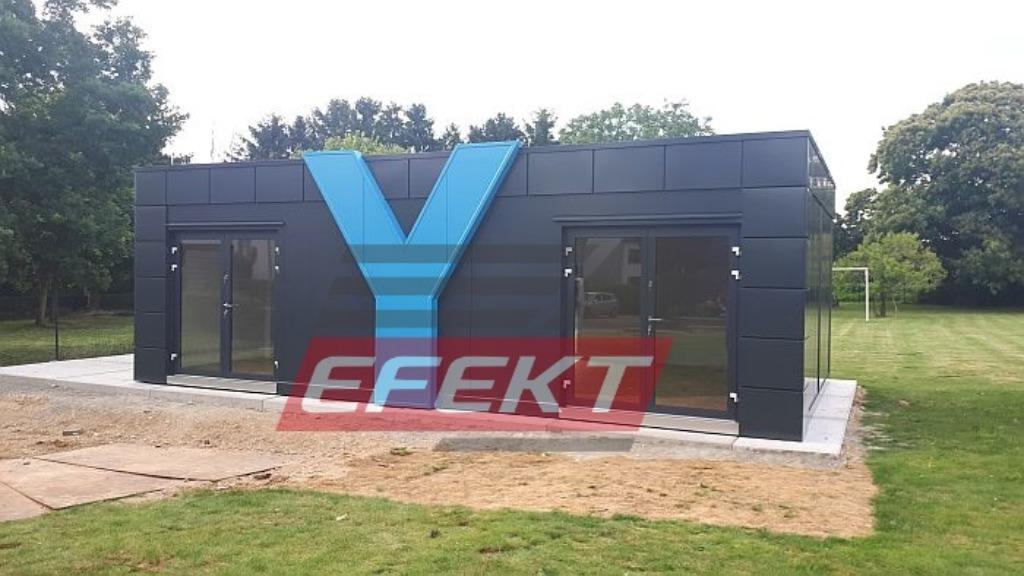MODULAIR GEBOUW, VERPLAATSBARE CABINE, ZOMERHUIS, STACARAVAN, Ophalen, Nieuw