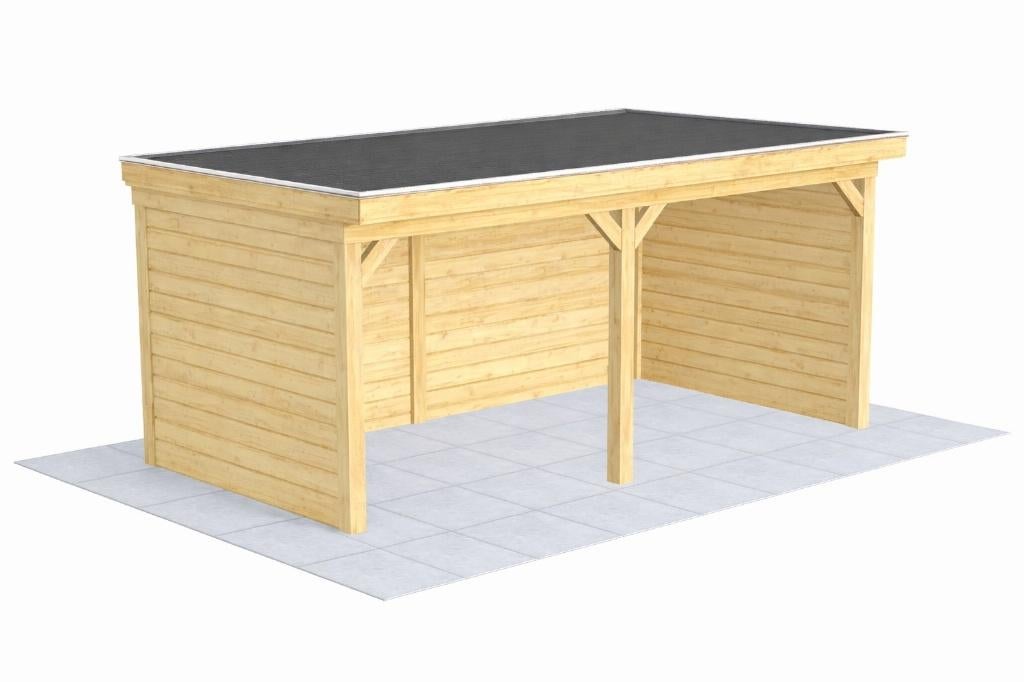 Douglas overkapping 3000x6000mm voor €3300,- incl. Alles!