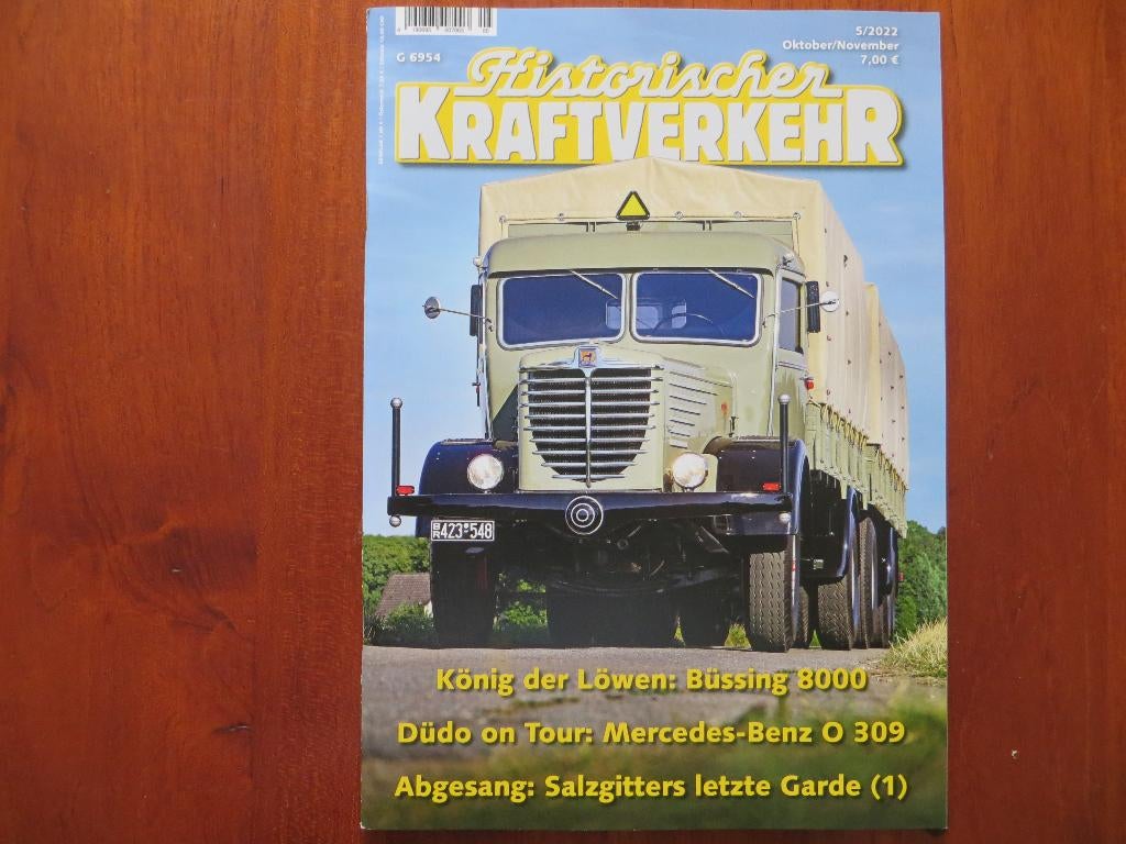 Historischer Kraftverkehr 5 2022 Büssing 8000 GD6, O 309, Boeken, Ophalen of Verzenden, Nieuw, Mercedes