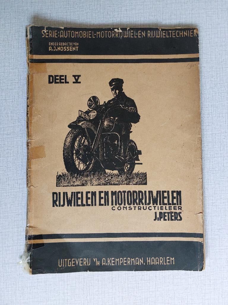 RIJWIELEN en MOTORRIJWIELEN - constructieleer deel V, Motoren, Handleidingen en Instructieboekjes, Overige merken, Ophalen of Verzenden