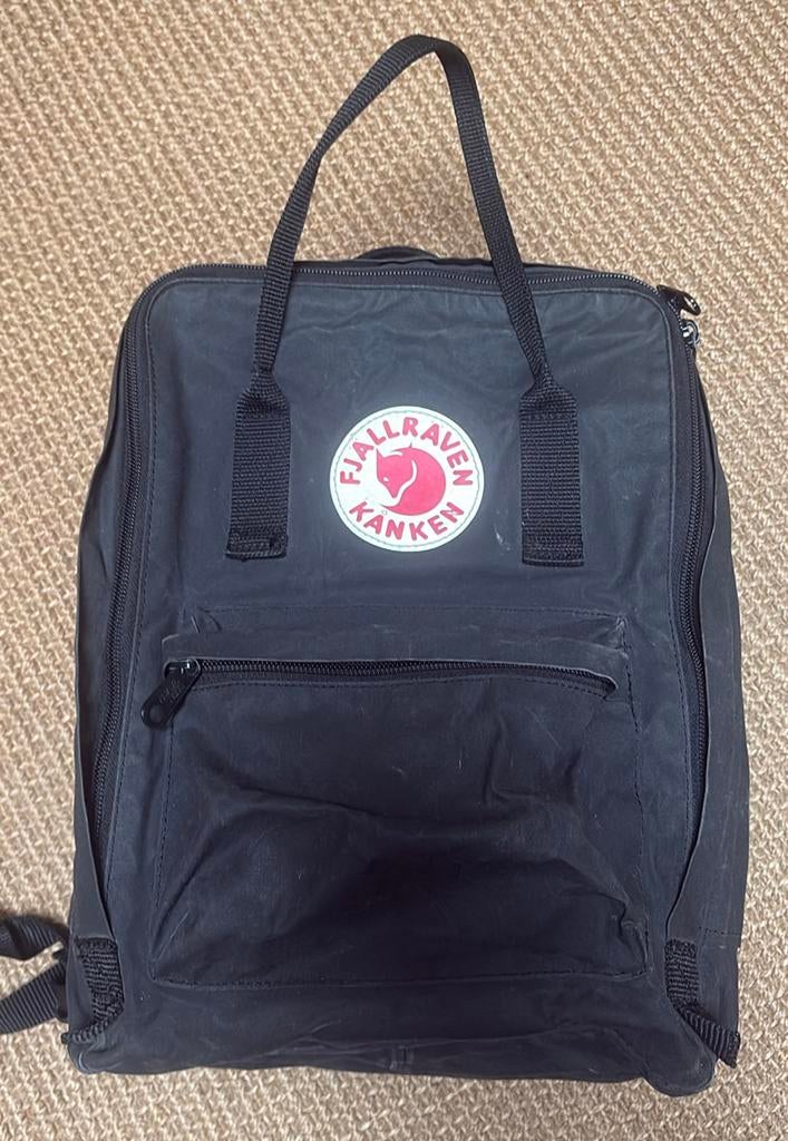 Fjallraven Kanken Laptoprugzak 13 inch black, Ophalen of Verzenden, Zo goed als nieuw, Overige merken, 30 tot 45 cm