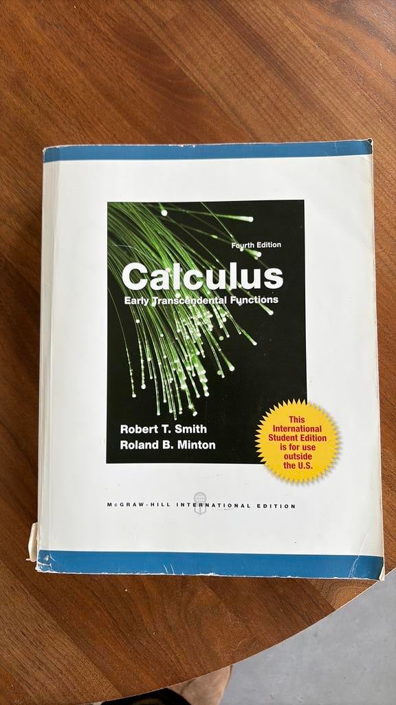 Calculus: Early Transcendental Functions - 4th Edition, Boeken, Ophalen of Verzenden, Beta, Gelezen, HBO