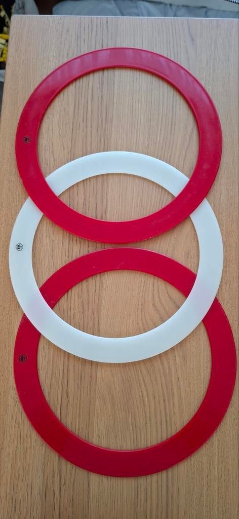 3 jongleer ringen, Ophalen of Verzenden, Gebruikt