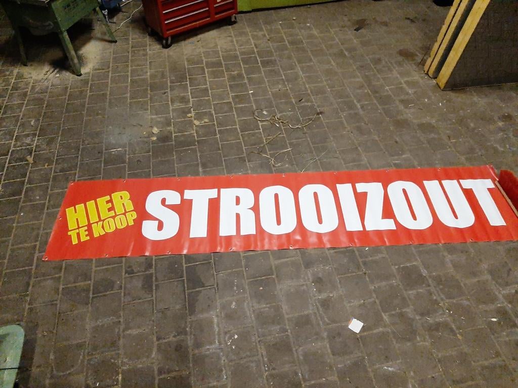 Spandoek strooizout, Ophalen of Verzenden