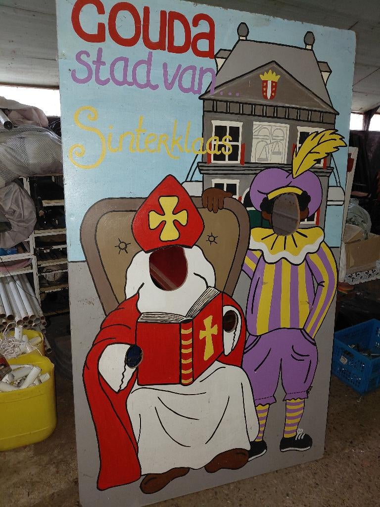 Festvalbord themabord kaas gouda sinterklaas, Ophalen, Gebruikt, Versiering, Overige