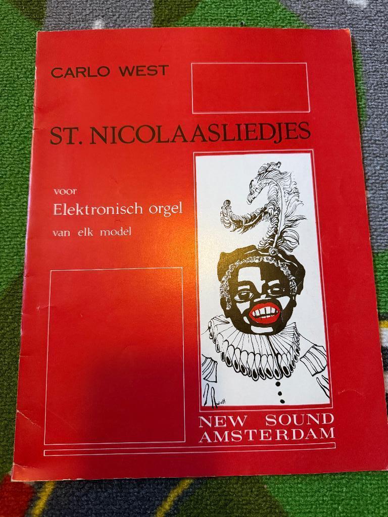 Sinterklaas Bladmuziek met zwarte Piet, Ophalen of Verzenden, Zo goed als nieuw, Thema, Orgel