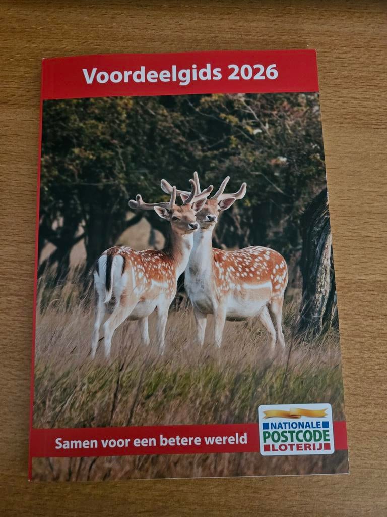 Voordeelgids 2026 - Nationale Postcode Loterij, Drie personen of meer, Kortingsbon