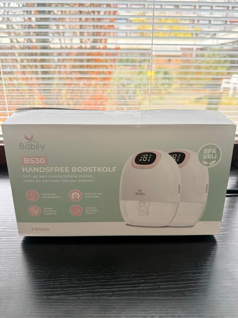 Babily BS30 Handsfree Dubbele Borstkolf - Zo goed als nieuw, Ophalen of Verzenden, Zo goed als nieuw, Overige typen