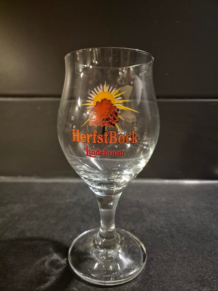 HerfstBock bierglas Lindeboom, Ophalen of Verzenden, Zo goed als nieuw, Bierglas