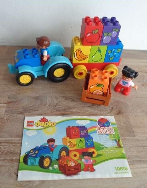Duplo set 10615 Mijn eerste tractor compleet met boekje, Ophalen of Verzenden, Zo goed als nieuw, Complete set, Duplo